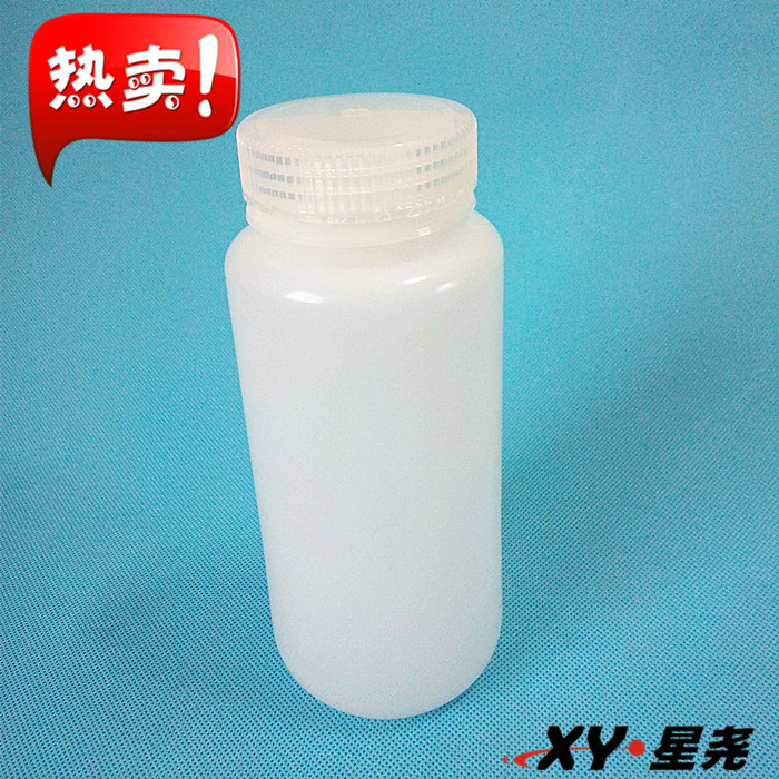 进口500ML HDPE广口圆身瓶  防漏样品试剂瓶实验耗材