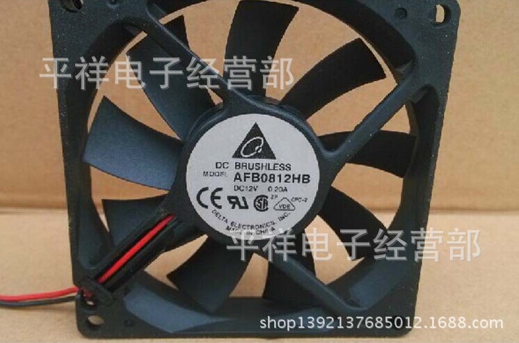 台达散热风扇AFB0812HB 散热器8015直流12V 0.22A