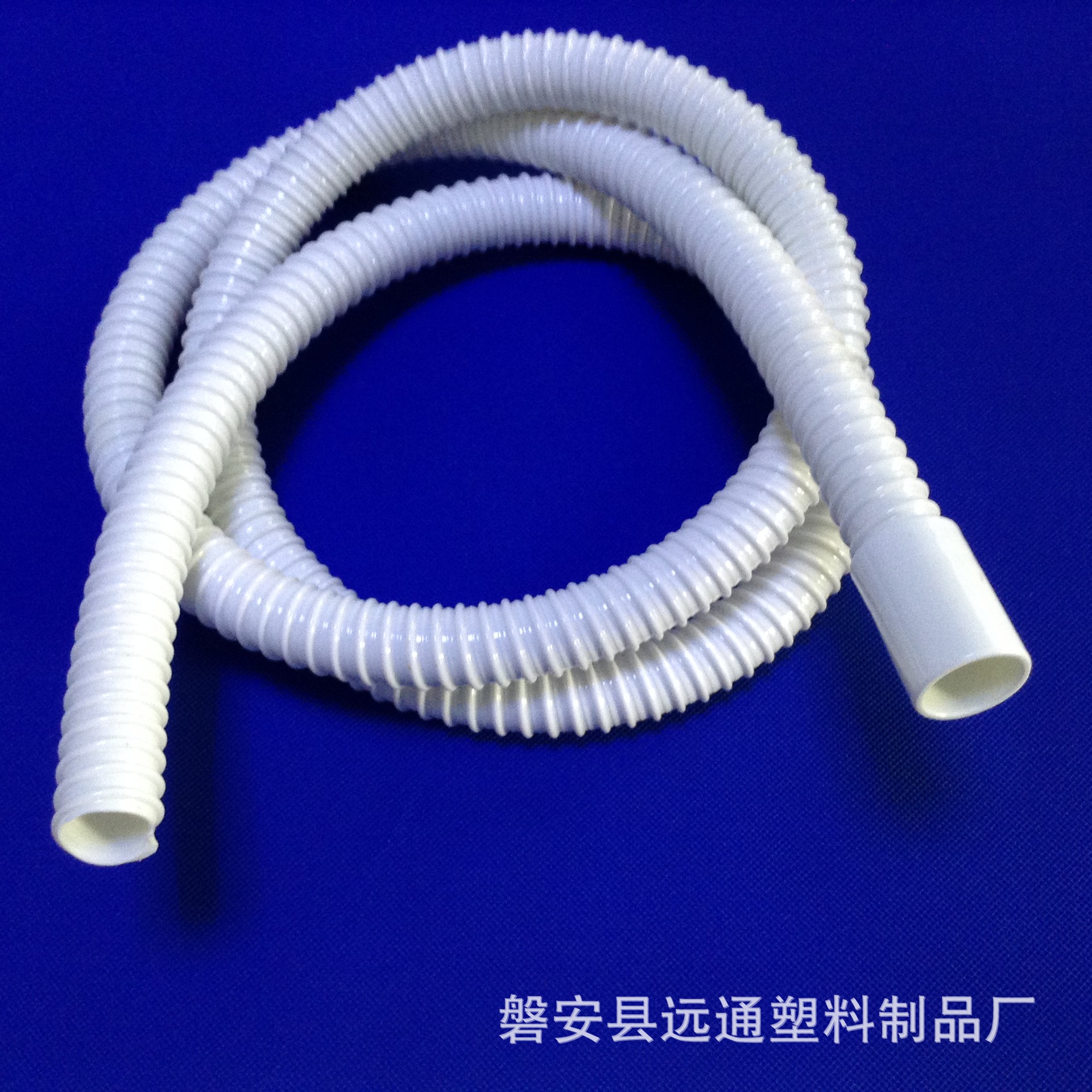 供应内径19毫米外径25毫米特厚耐压白色pvc加强筋波纹排水管