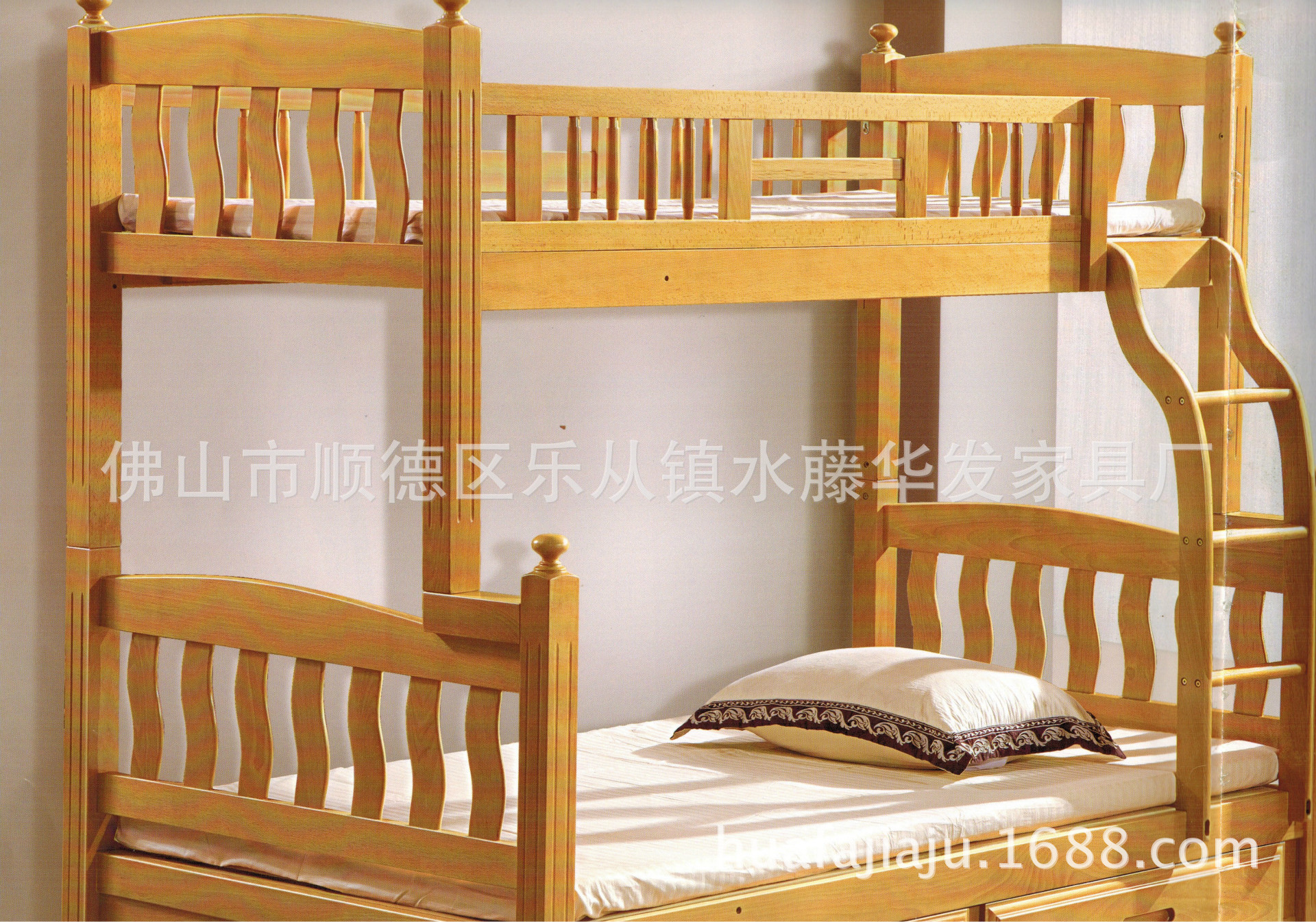 实木床儿童双层特价榉木上下床多功能组合床实木床欧式厂家直销