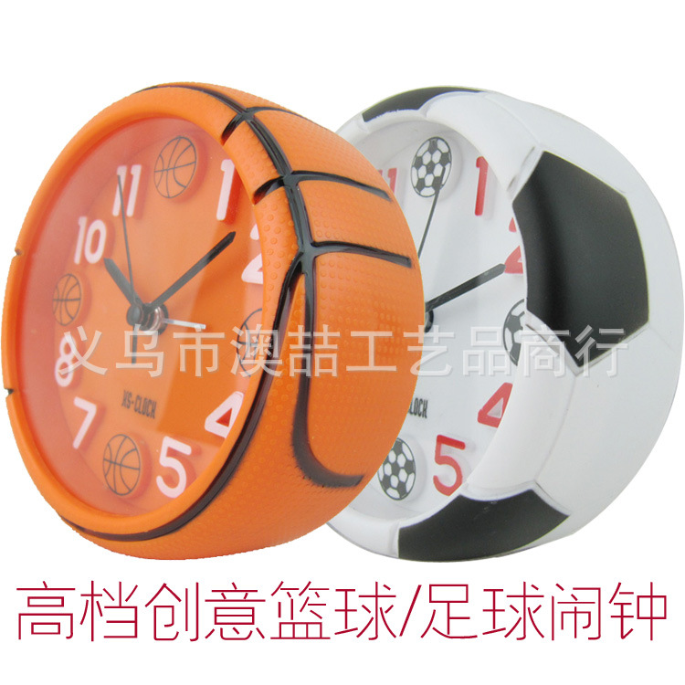 3D立体篮球足球闹钟