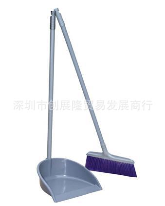 灰色豪華垃圾鏟帶掃把BY01208A