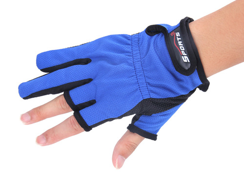 Fingerless fishing gloves, three-finger/five-finger breathable, wear-resistant, non-slip gloves, fishing gear supplies