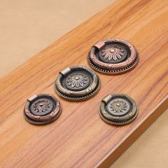 歐式仿古拉手鋅合金拉手青古紅古銅拉手鞋櫃門拉手抽屜櫥櫃把手