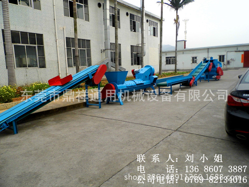广东厂家直销 pet瓶片加工全自动脱标破碎清洗设备