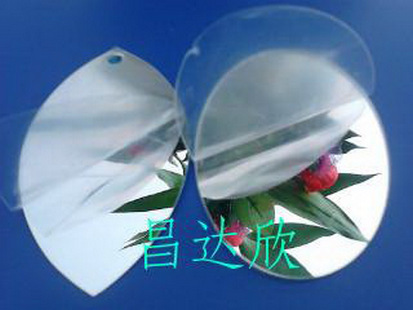 专业生产 电镀加工成形PC镜片 镀铬镀银镀镍电镀半透镜片
