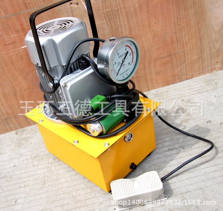 ZCB-700D电动高压液压油泵浦带电磁阀脚踏开关 0.75KW