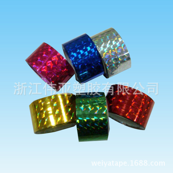 专业供应镭射胶带 装饰胶带 反光胶带 金色，银色胶带，文具胶带