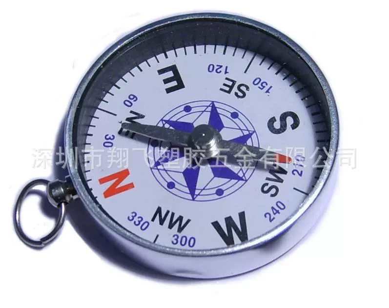 Брелок для компаса Производитель Рекламные подарки Подарки Шэньчжэнь Фабрика Прямые продажи Двусторонний LOGO
