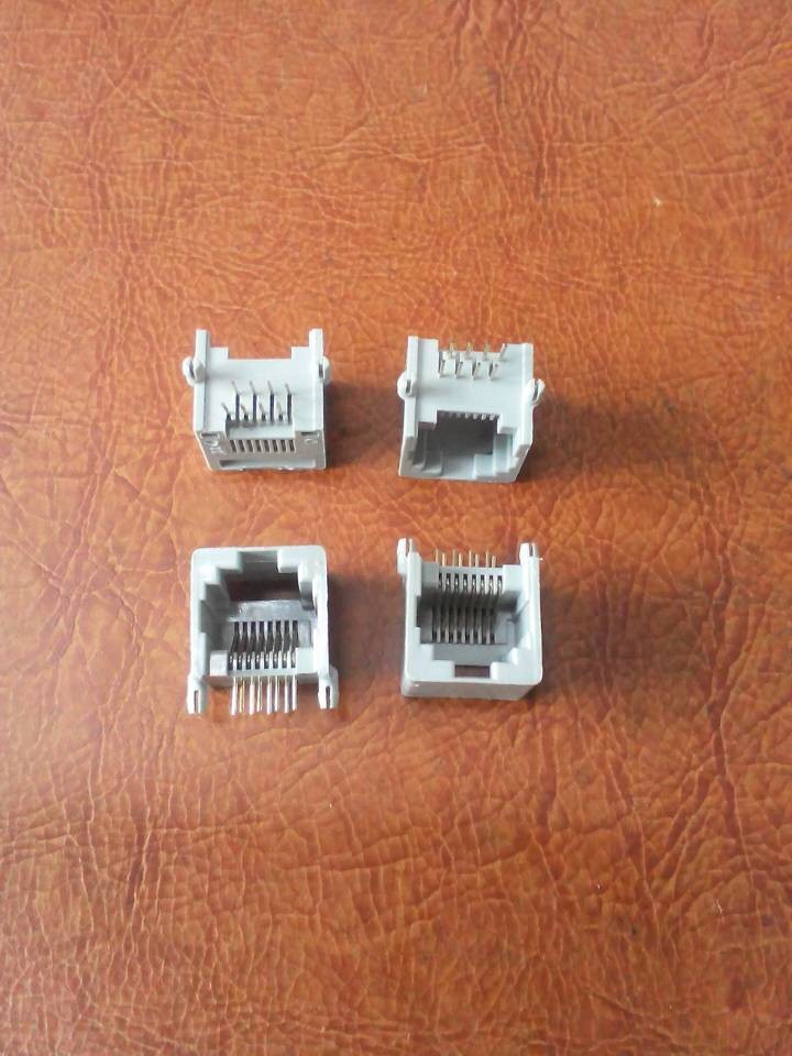 供应RJ45网络通讯插座，623PCB8P8C插座，电话插座