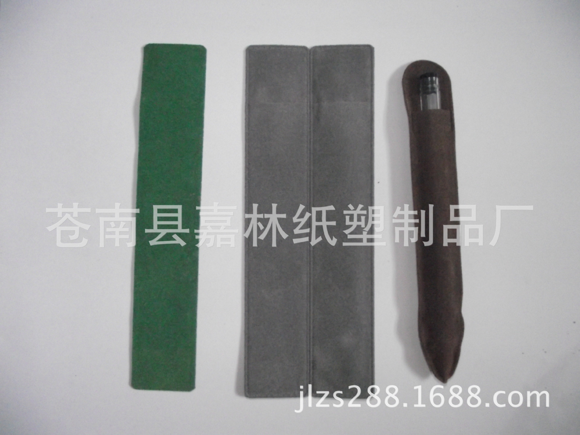 绒布包装袋绒布笔袋植绒笔袋植绒可烫金烫银logo包装袋