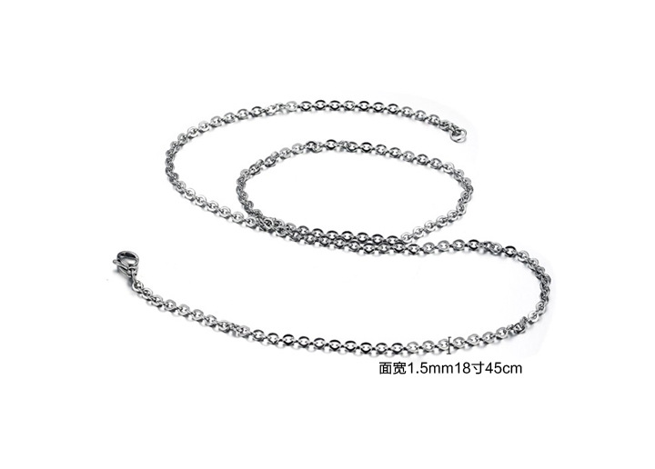 Titan Stahl Einfacher Stil Polieren Geometrisch Halskette display picture 19