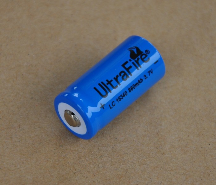 Batería de litio recargable CR123A LC16340 1200 mAh 3.6V, venta al por mayor