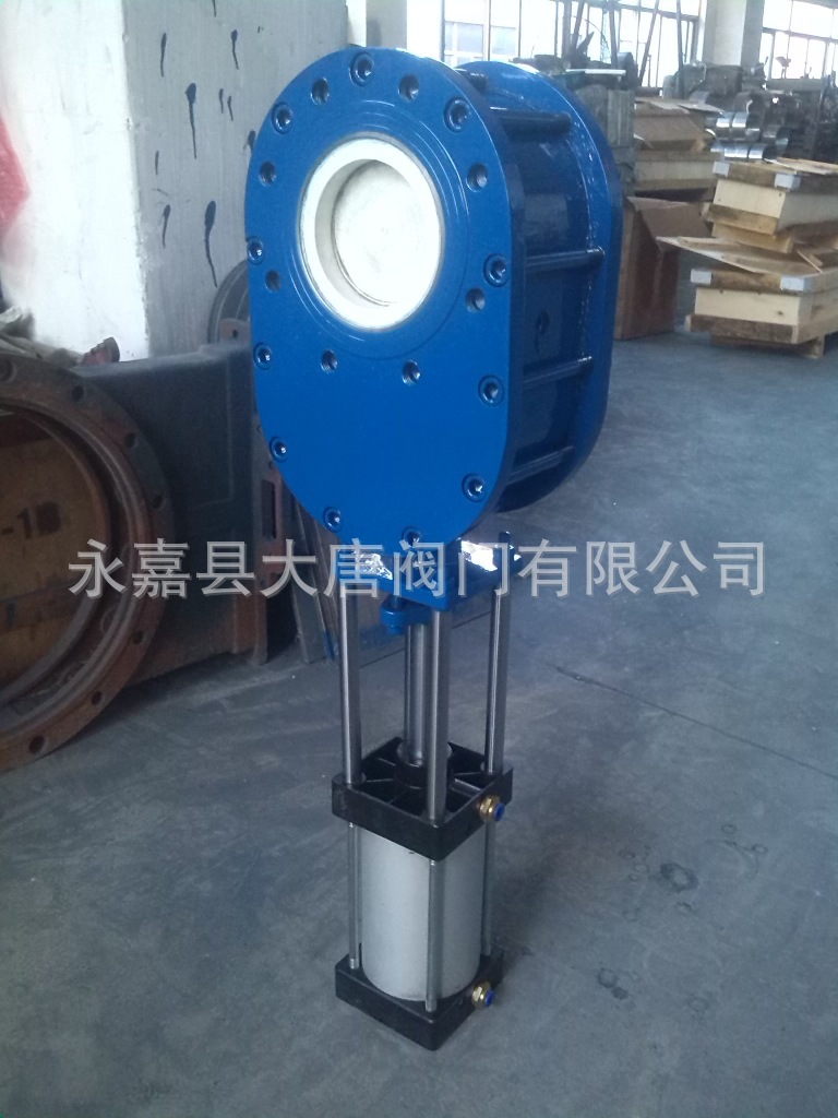 气动陶瓷出料阀 Z674TC 陶瓷出料阀 耐磨双板闸阀 气动耐磨锁闭阀