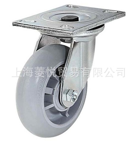 厂家直销优 TPR脚轮 边刹脚轮 静音脚轮 防静电脚轮 导电轮