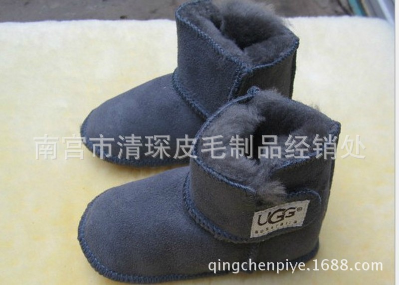 皮毛一體寶寶鞋