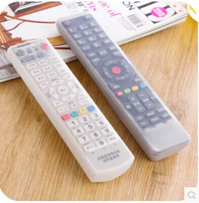 Remote control, transparent protective case, dust cover