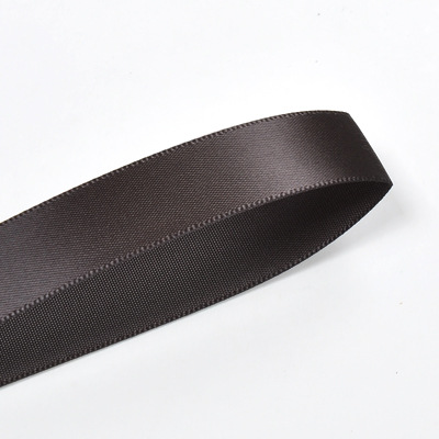 Xiamen Yao Ming cinta al por mayor cinta de satén de doble cara DIY accesorios cinta 100mm marrón serie 838-870