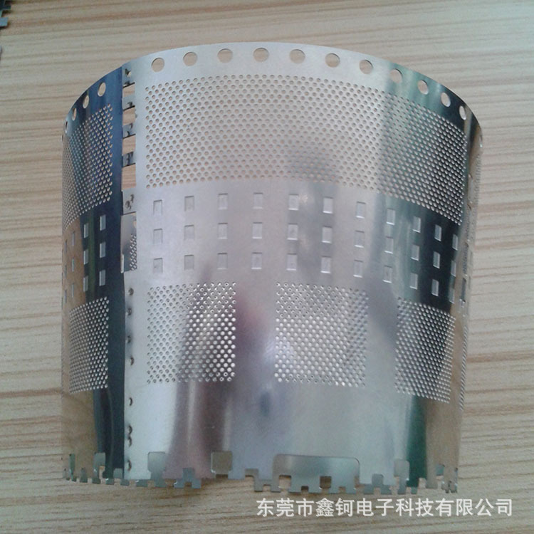 蚀刻加工食品级不锈钢榨汁机半成品滤网片固液分离过滤网筒丝径