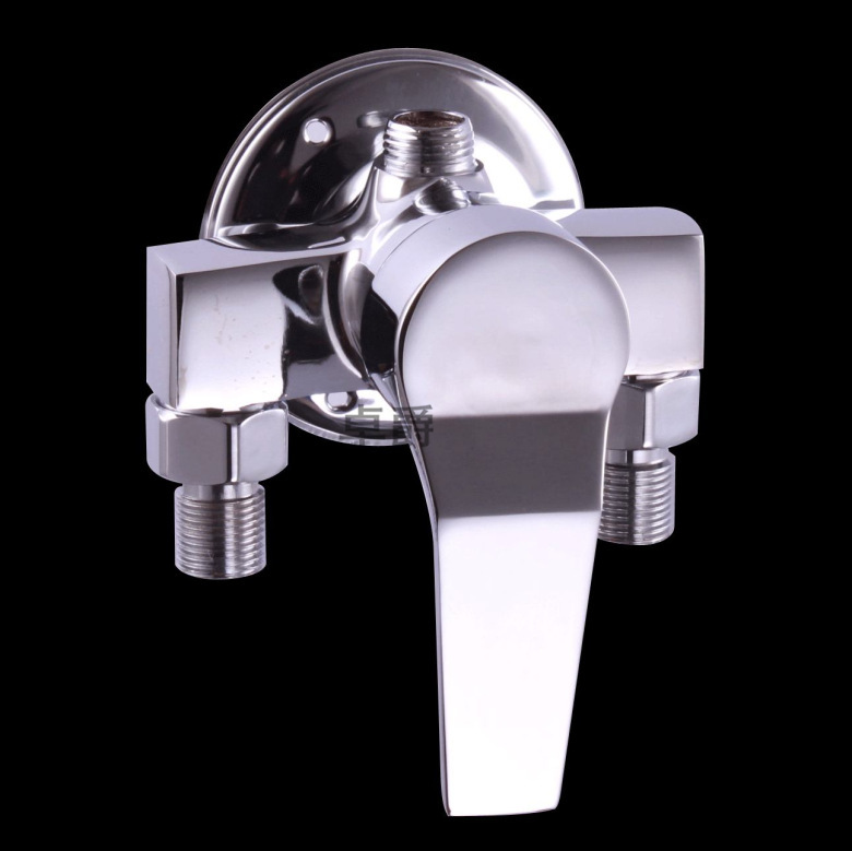 Factory wholesale all-copper open-mounted external nozzle bath faucet with nozzle hose simple shower faucet Factory wholesale all-copper open-mounted external nozzle bath faucet with nozzle hose simple shower faucet