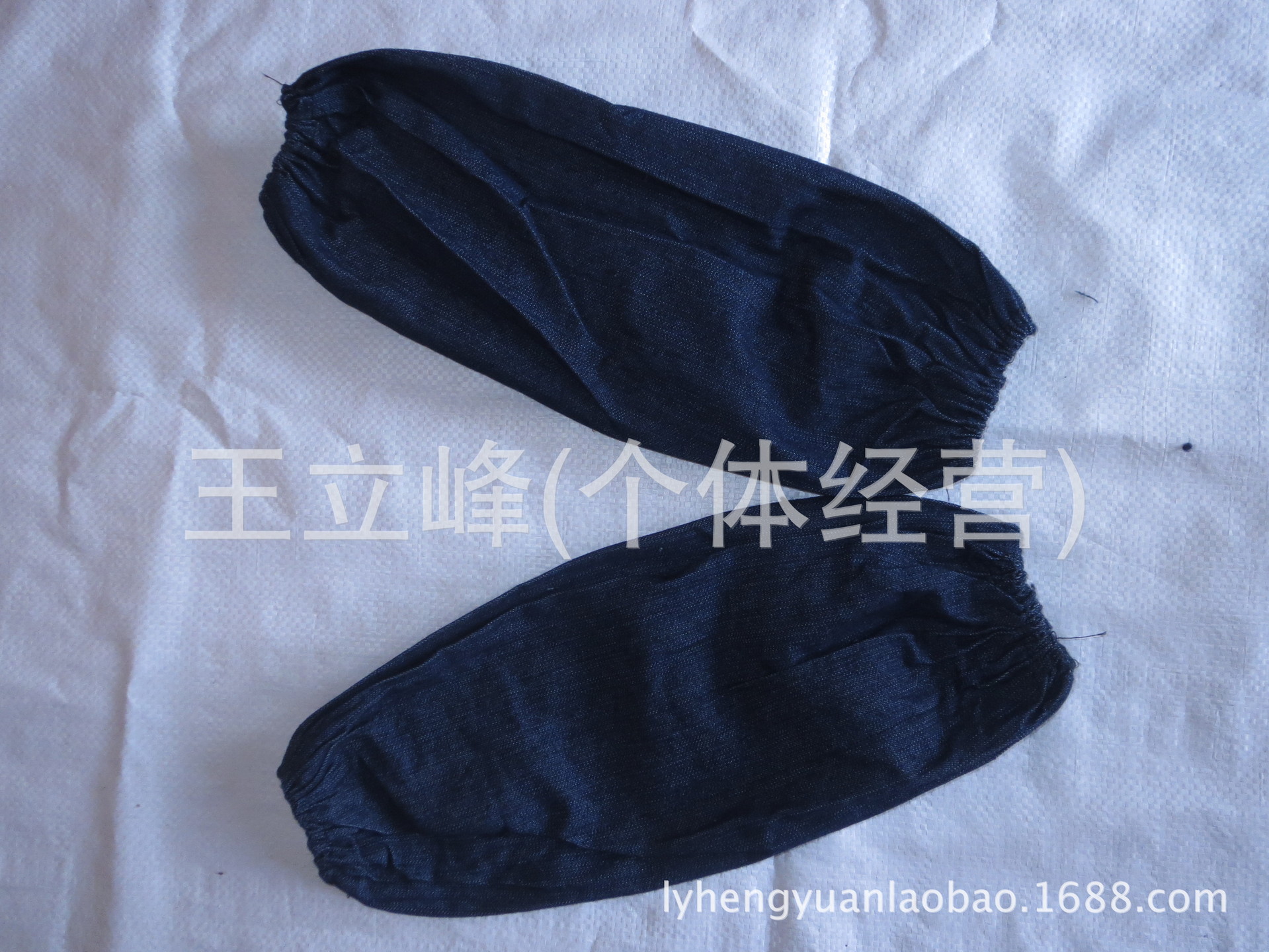 牛仔布套袖牛仔布围裙