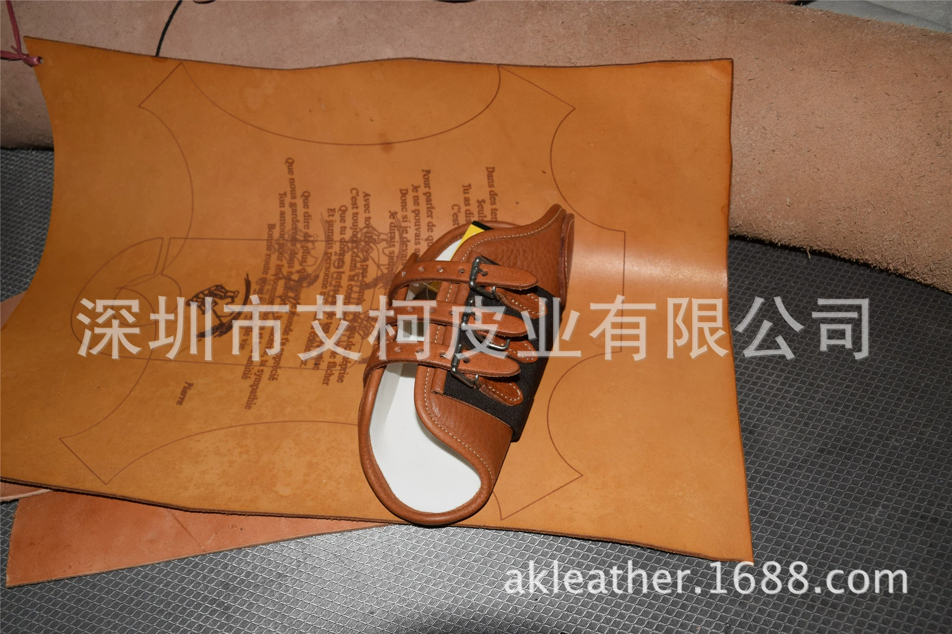 Leather belt handmade, direct factory sales