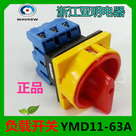 浙江亚明 1 负载断路开关YMD11 -63A 3P万能转换开关GLD11