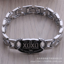 动漫明星周边饰品 手链批发 EXO 同款人气新品手链批发