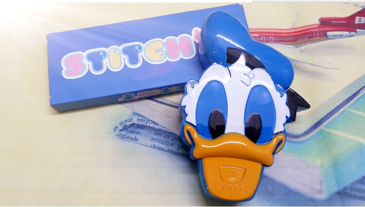 厂家直销 新款迪士尼卡通萌宠唐老鸭充电宝 6000毫安充电宝,随机发货7