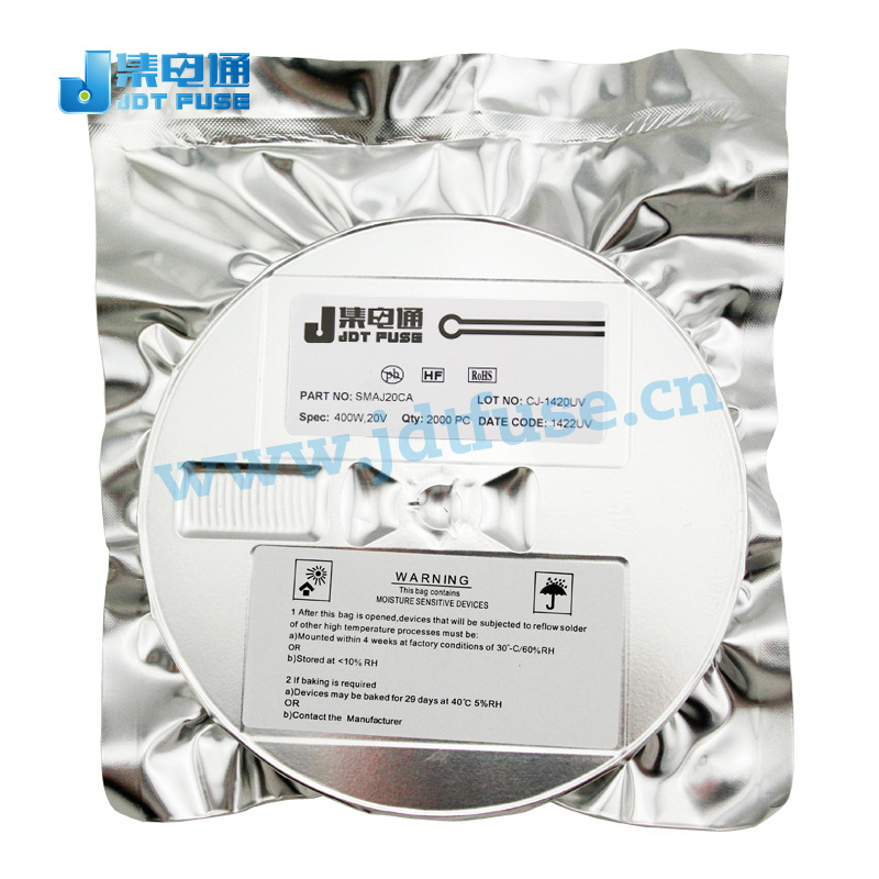 SMAJ20CA  双向TVS瞬变抑制贴片二极管 交流TVS管20V 过压保护