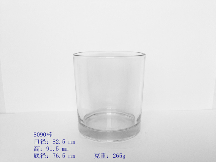 现货供应8×9果冻蜡烛玻璃杯 宗教蜡烛玻璃杯 水晶蜡烛玻璃杯
