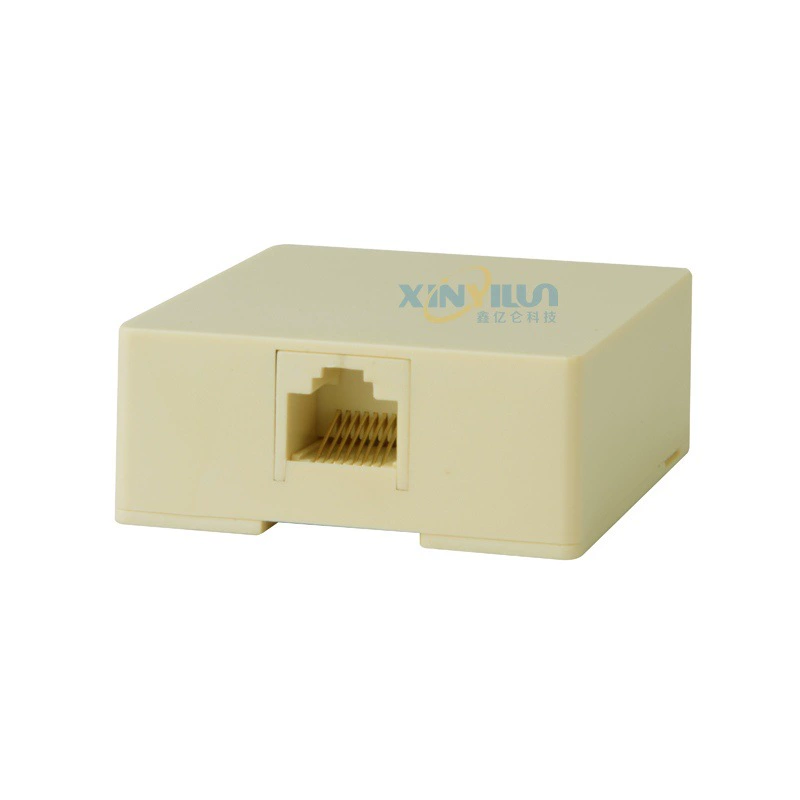 Распределительная коробка 8P8C гнезда RJ45 компьютера кабеля сети распределительной коробки компьютера распределительной коробки сети RJ45