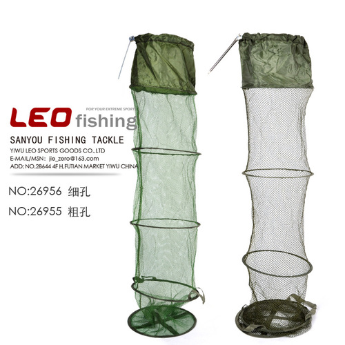 26955/6 [5-layer fish protection] 1.4-meter thick hole small fish protection fish cage folding fishing gear wholesale