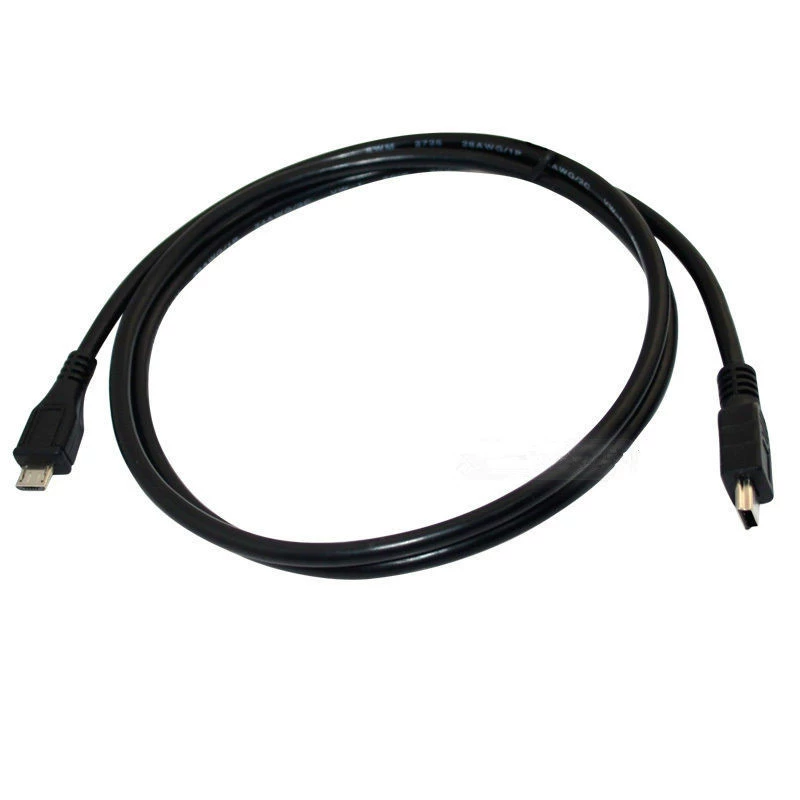 USB wire charging treasure dedicated charging cable Micro USB revolver MINI 5PIN public data cable 1 meter