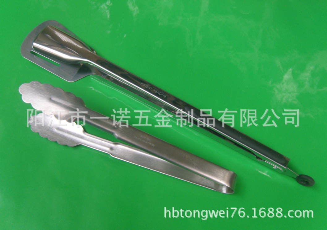 A-008SA不锈钢食品夹面包夹食物夹冰夹,烧烤夹