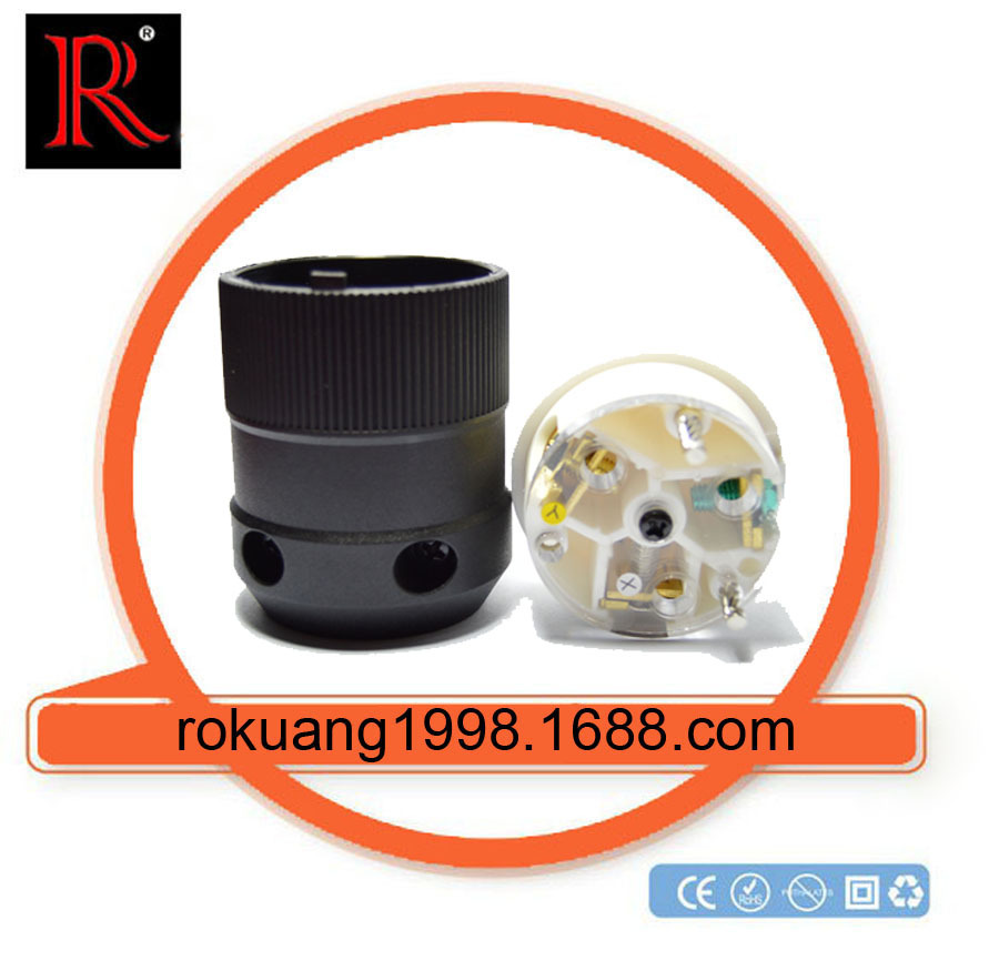 JT-630LP NEMA 30A 250V L6-30 半导体医疗器械接线UL插头