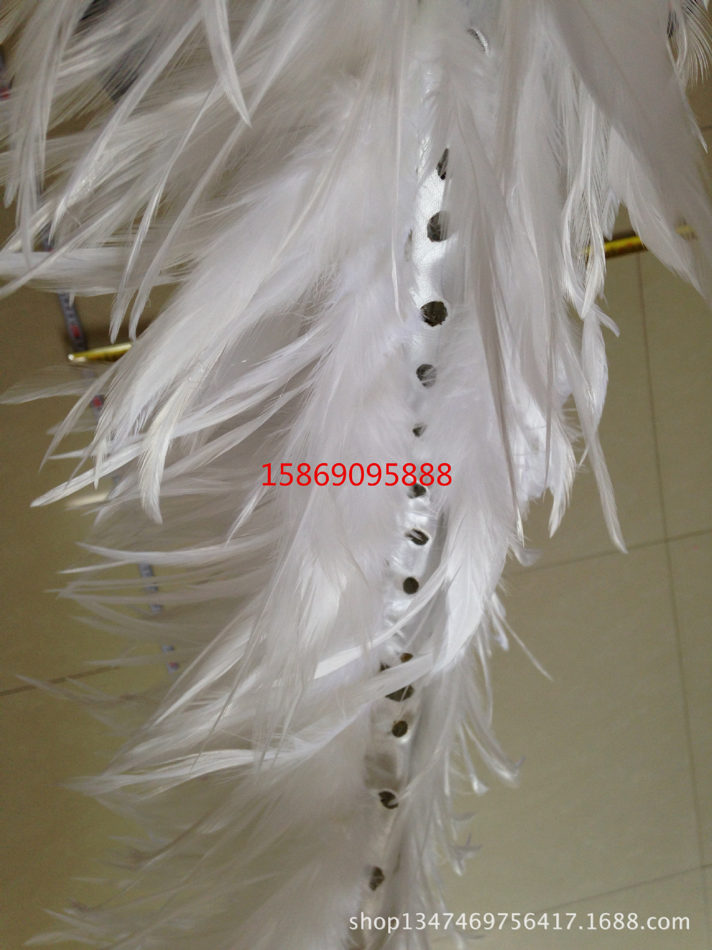 演出羽毛裝飾服裝