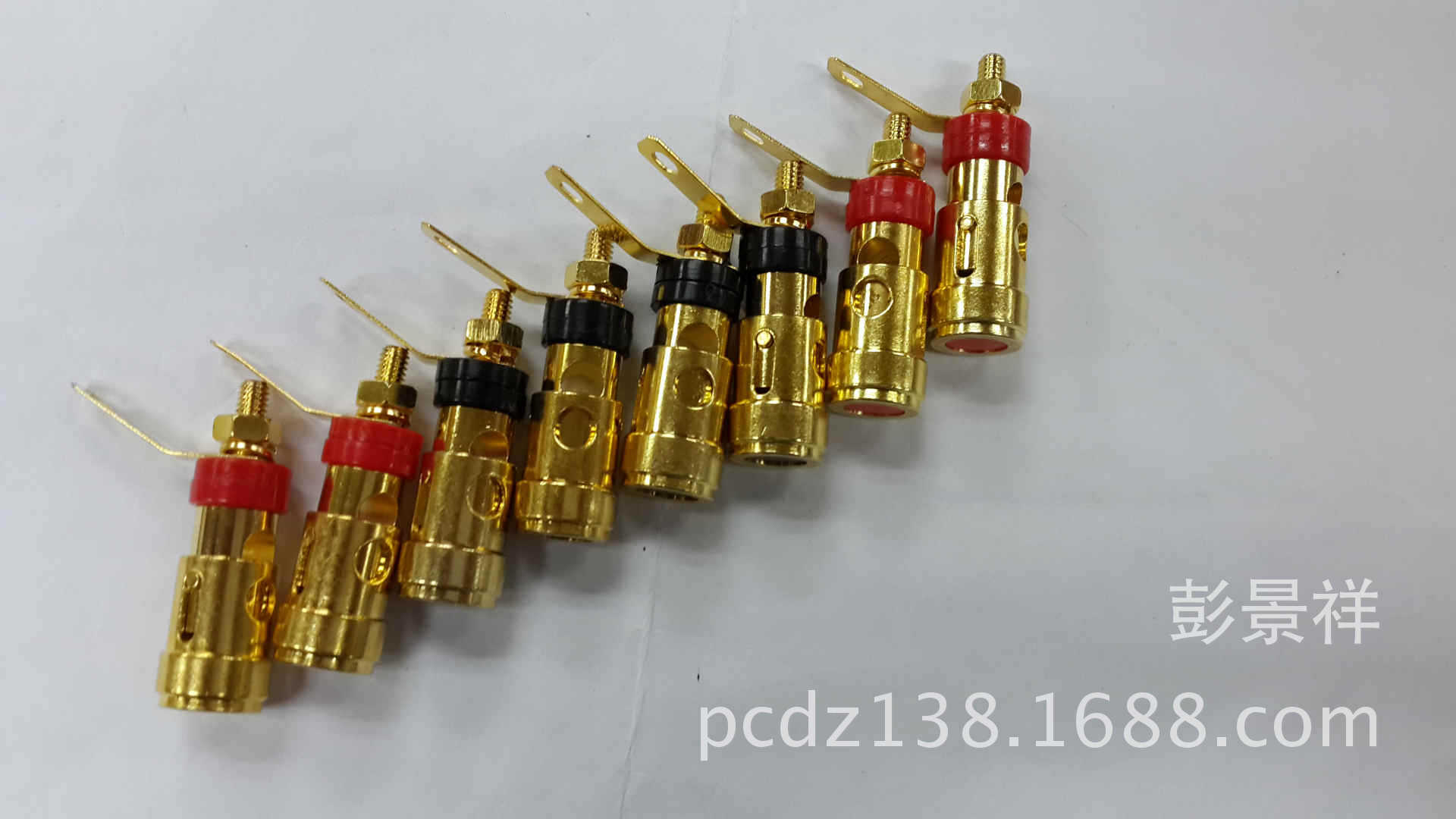 弹力接线柱/大号镀金弹力接线柱/接线柱