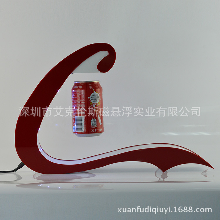 磁悬浮百事可乐展示架磁悬浮饮料展示架亚克力展示架一件起定