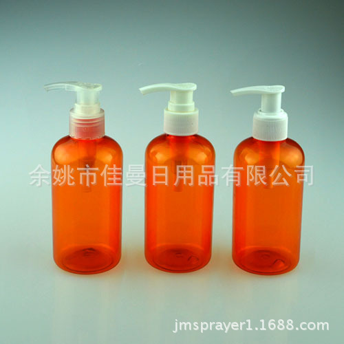 透明PET塑料乳液分装瓶 鸟嘴压泵瓶 220ml按压瓶 化妆品瓶子