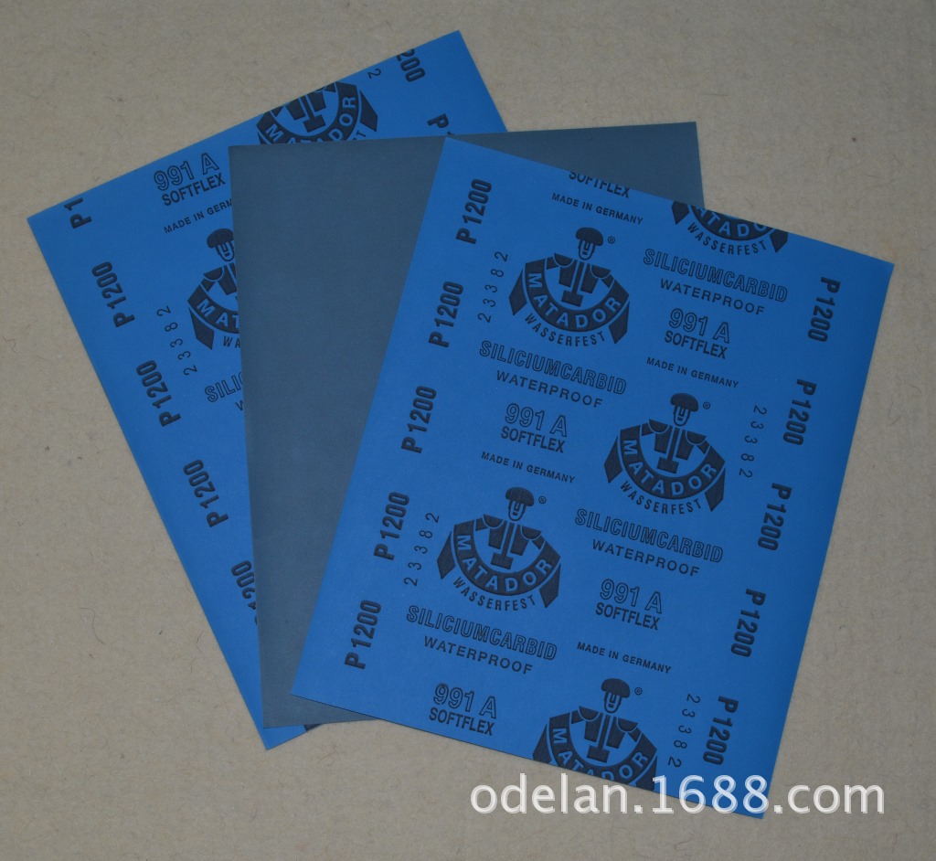 德国MATADOR勇士砂纸800#1000#1200#精密研磨砂纸促销