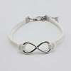 Handmade weaving fashion Korean fluffy, endless silver big 8 -character bracelet European and American hot -selling manufacturers supply