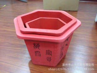 Factory Plastic Flower Pot Wholesale Large Hexagonal Thickeneding Fall-resistant Garden Greening Flower Pot