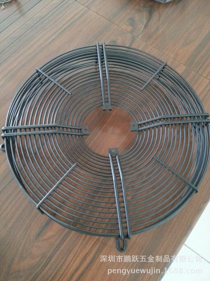 厂家批发定制 工业风机防护铁网、风扇金属网罩、铁丝网罩