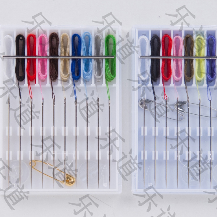 供应优质针线盒十格线盒 穿好针线盒  方便 家用手缝针穿好线