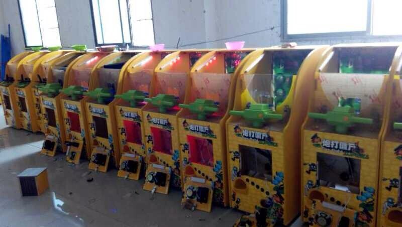 批发供应正版投币炮打僵尸游戏机 2015儿童互动娱乐机|ms