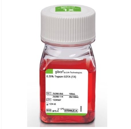 invitrogen胰酶/胰蛋白酶消化液/25200-056/100ml/ 100ML高效