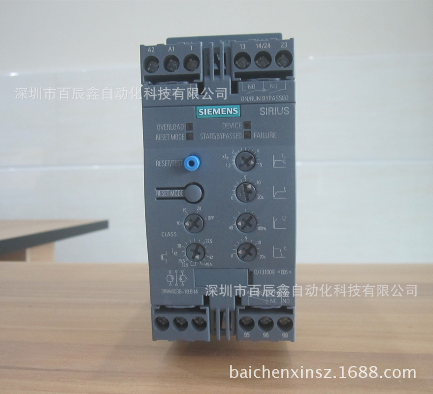 原装德国西门子 SIEMENS 软启动器 现货3RW4036-1BB14