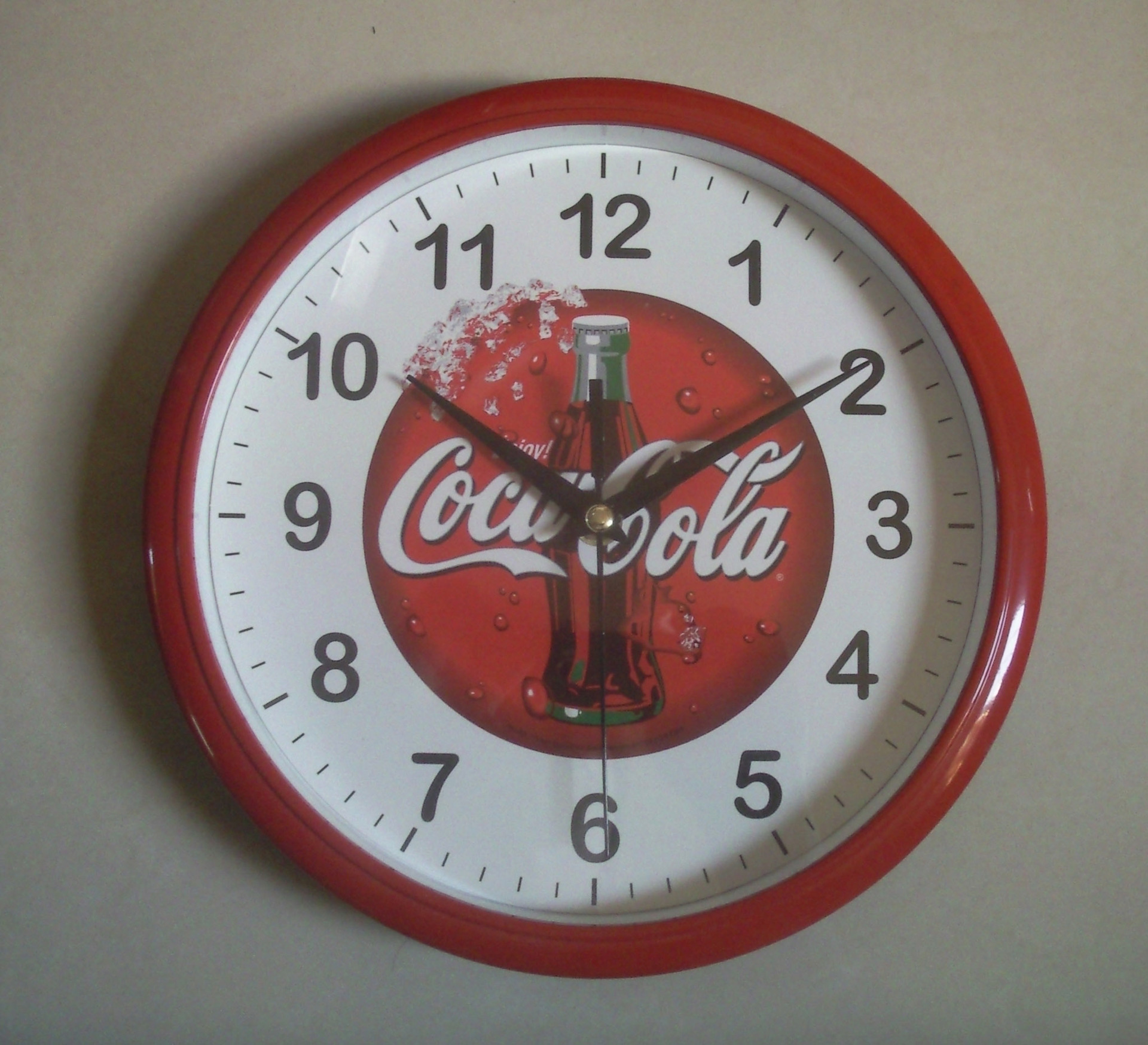 Promotional Clock For CocaCola