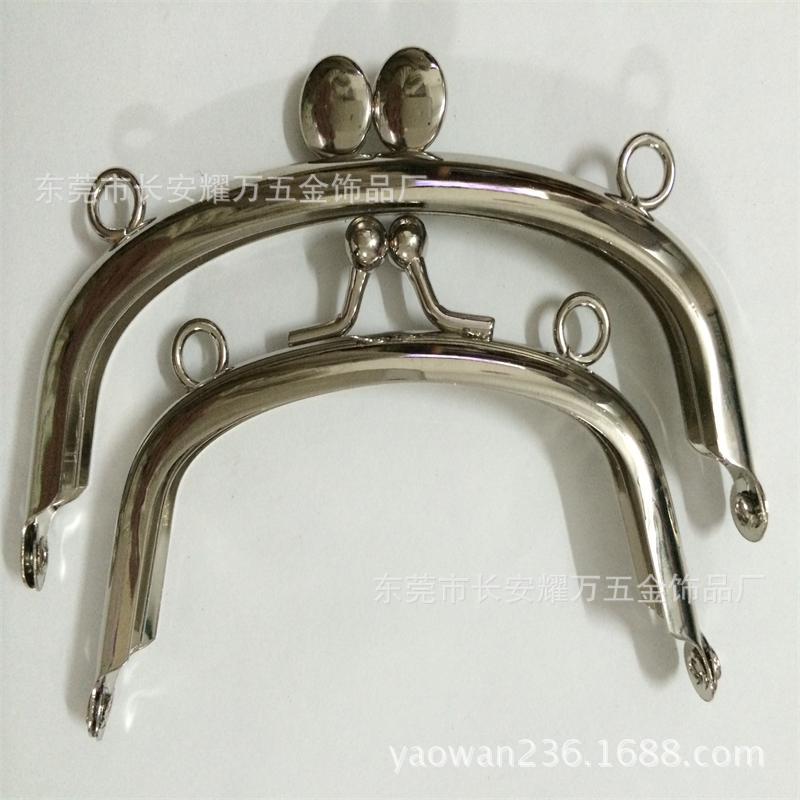 圆片扣头小环半圆扣五金箱包 弧形钱包夹子 卡扣